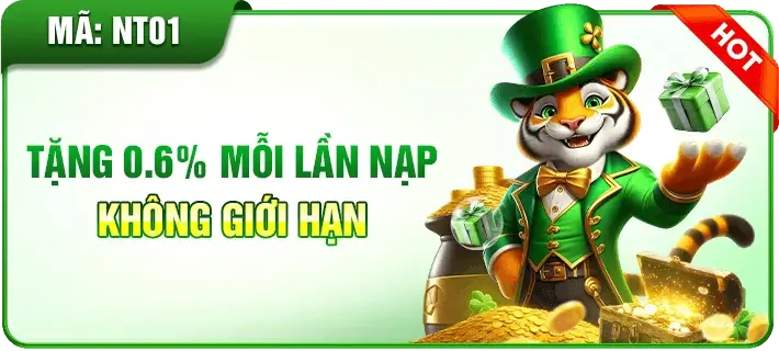 Nhà cái Cm8858 tặng 0.6% mỗi lần nạp